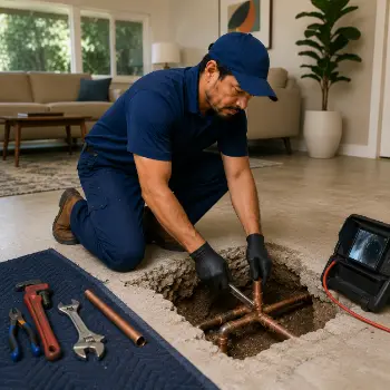 Cambrian Park slab leak repair by licensed and insured local plumbing specialist