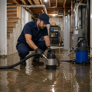 Flooded basement emergency plumbing service in San Jose by insured local plumber