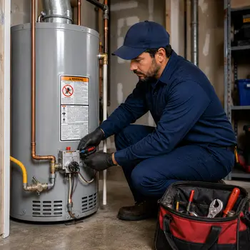 Gas water heater repair in San Jose performed by licensed and bonded plumbing technician