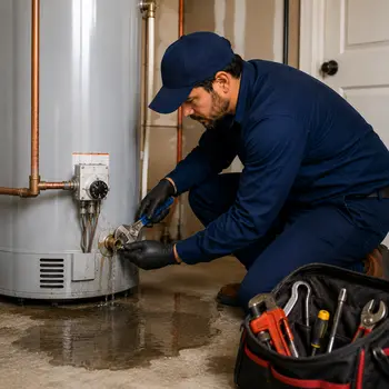 Leaking water heater repair fix in San Jose by certified residential plumbing expert
