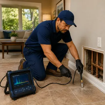 Plumber Almaden Valley slab leak specialist with licensed expertise in clay soil homes