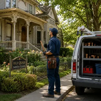 Plumber serving Old Quad Santa Clara historic homes with licensed repiping services
