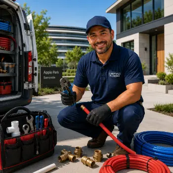Plumber Sunnyvale near Apple Park serving modern homes with PEX plumbing systems