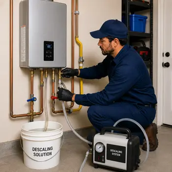 Tankless water heater service and descaling in San Jose for hard water performance